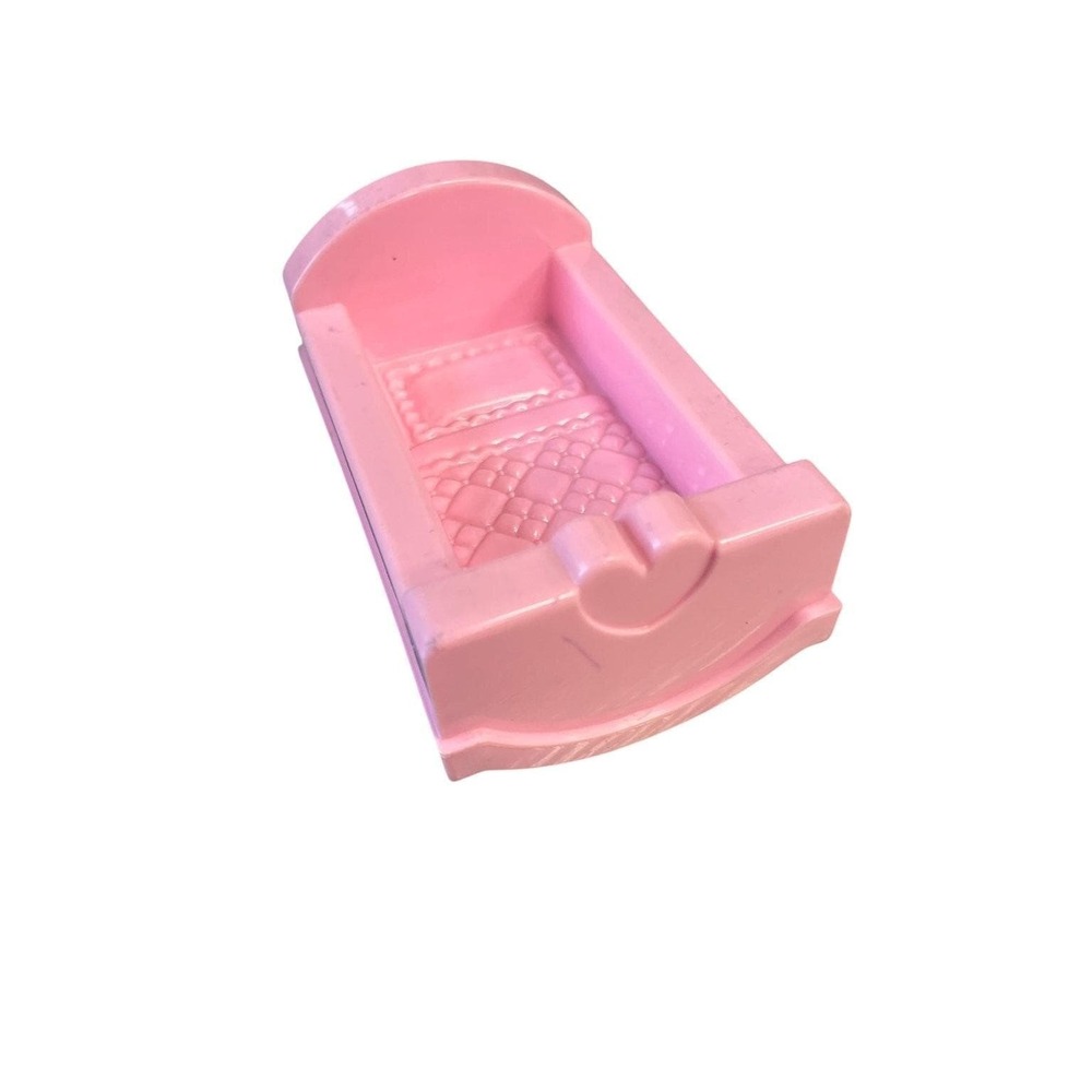 Fisher-Price Loving Family‎ Pink Baby Cradle Dollhouse Furniture M 6095